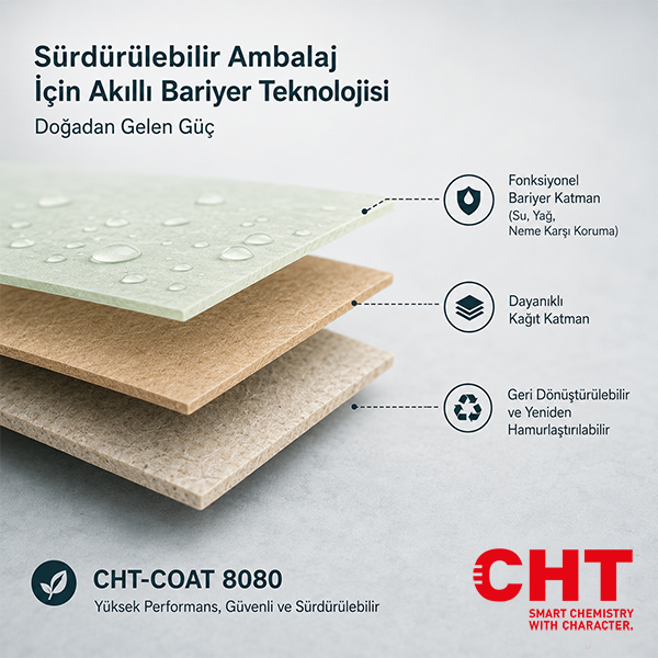 Sürdürülebilir ambalaj, bariyer kimyası ve CHT-COAT 8080 teknolojisi