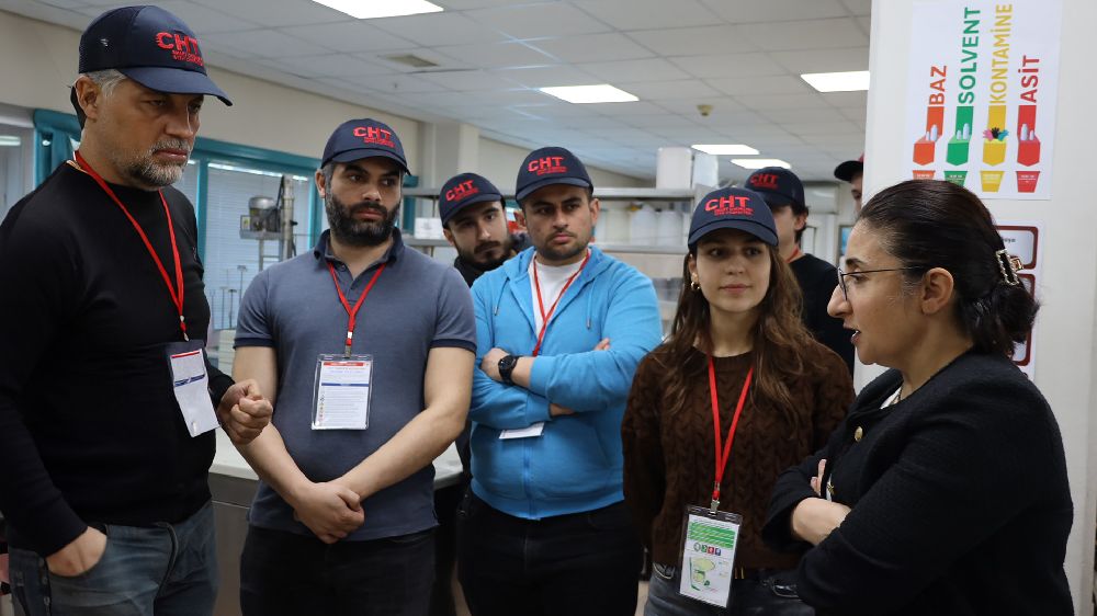 Production and laboratory tour at CHT Türkiye